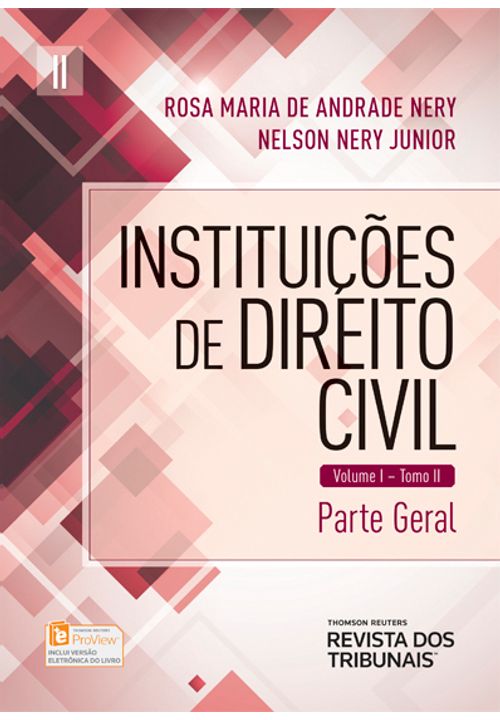 Instituições de Direito Civil Vol. 1 - Tomo 2