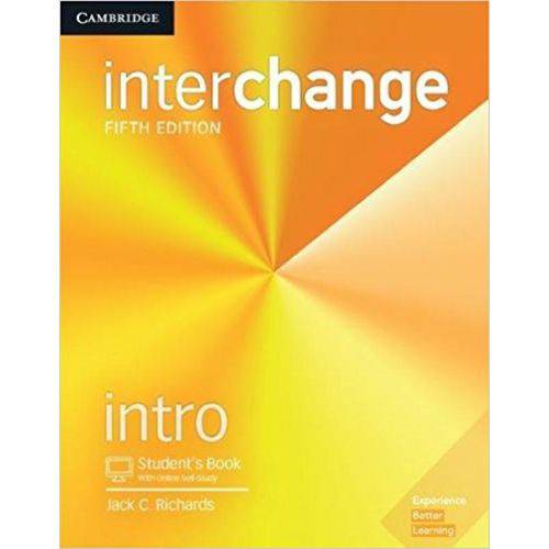 Interchange Intro - Student's Book With Online Self-study - 5th Edition - Cambridge University Press - Elt