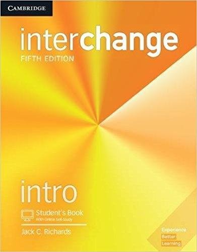 Interchange Intro - Student's Book With Online Self-Study - 5Th Edition - Cambridge University Press - Elt