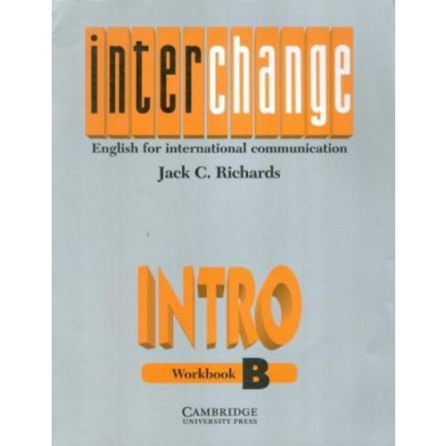 Interchange Intro Wb B - 1st Ed
