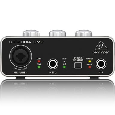 Interface de Audio Behringer U-PHORIA UM2 - USB