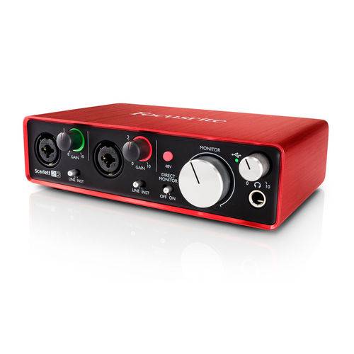 Interface de Audio USB 192kHz - Scarlett 2i2 2nd Generation - Focusrite