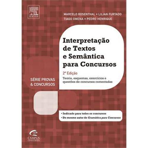 Interpretacao de Textos e Semantica para Concursos - 2 Ed