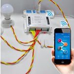 Interruptor 4 Canais para Automação Residencial Sonoff Wifi Wireless para Celulares Ios e Android