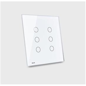 Interruptor Touch Screen com 6 Botões (4x4) - Branco - Livolo - LMS-VL-C506-81