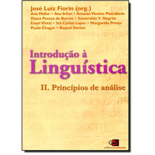 Introdução à Linguistica 2: Princípios de Análise
