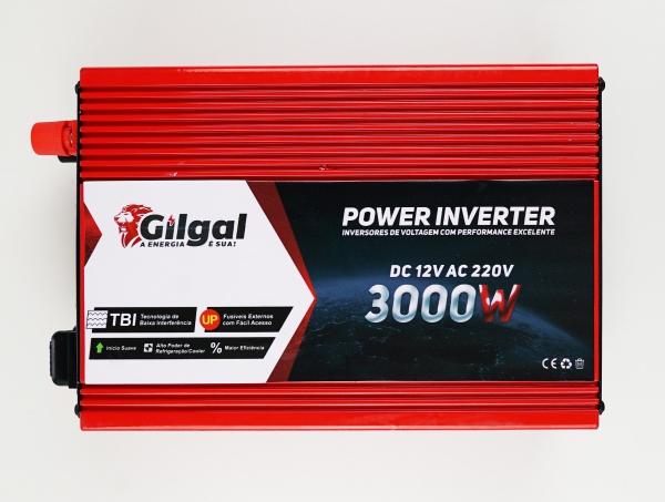 Inversor 3000w 12v 220v Onda Senoidal para Frigobar - Gilgal