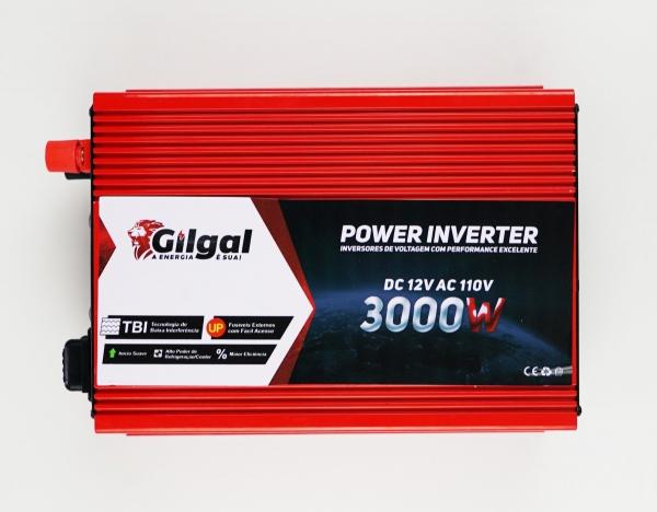 Inversor 3000w 24v 110v Onda Senoidal para Frigobar - Gilgal