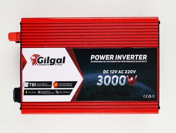 Inversor 3000w Onda Senoidal Modificada 12v para 220v - Gilgal