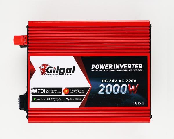 Inversor 2000w Conversor Senoidal Modificada 24v P/ 220v - Gilgal