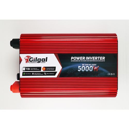 Inversor 5000w 24v 220v Gilgal para Freezer