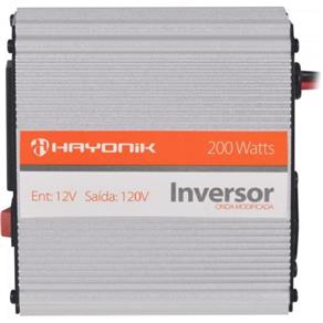 Inversor de Onda Modificada 12Vdc/ Usb 200W Hayonik - 220V