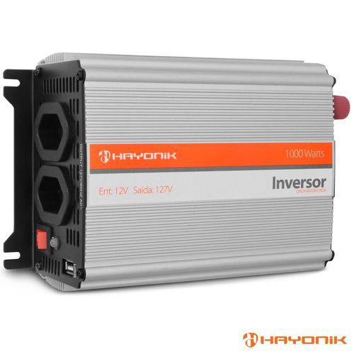 Inversor Hayonik 1000W 12V/127V Onda Modificada