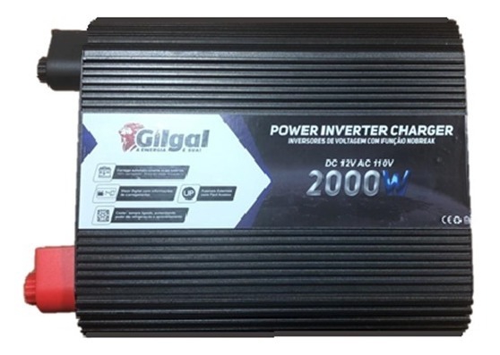 Inversor Nobreak 2000w Va 12v 110v para Geladeira - Gilgal