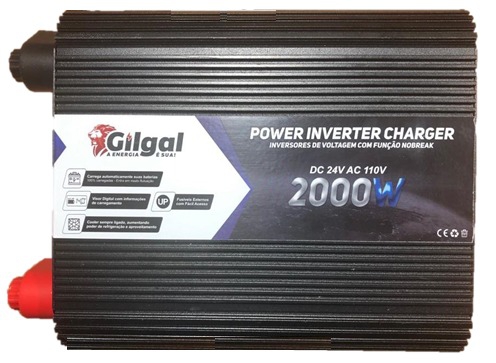 Inversor Função Nobreak 2000w Va 24v para 110v - Gilgal