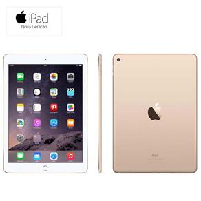 IPad Air 2 Apple com Tela Retina de 9,7", Wi-Fi, Touch ID, Bluetooth, Câmera ISight 8MP e IOS 8 - Dourado - IPad Air 2 WI-FI 64GB Dourado