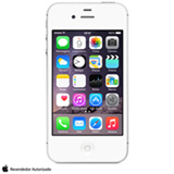 IPhone 4s Branco com 3,5", 3G, IOS, Processador A5, 08 GB e Camera de 8 MP