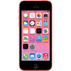 IPhone 5c 16GB Rosa Desbloqueado Câmera 8MP 4G e Wi-Fi Apple