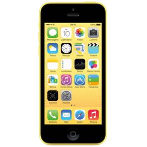 IPhone 5c Apple 16GB com Tela de 4”, IOS7, Câmera 8MP, Touch Screen, Wi-Fi, 3G/4G, GPS, MP3 e Bluetooth – Amarelo