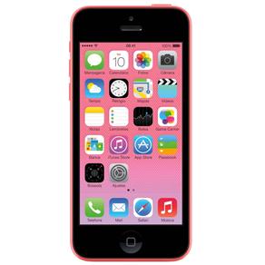 IPhone 5c Apple 16GB com Tela de 4”, IOS7, Câmera 8MP, Touch Screen, Wi-Fi, 3G/4G, GPS, MP3 e Bluetooth – Rosa