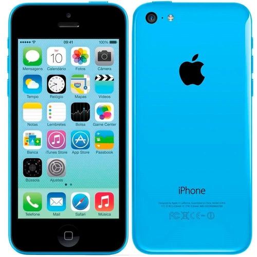 Iphone 5c Apple 8gb Azul Seminovo