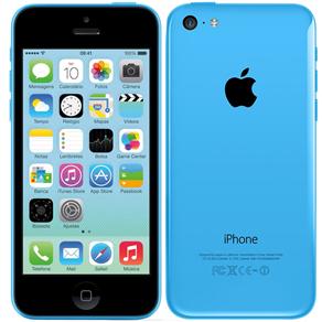 IPhone 5c Apple 8GB com Tela de 4”, IOS7, Câmera 8MP, Touch Screen, Wi-Fi, 3G/4G, GPS, MP3 e Bluetooth - Azul