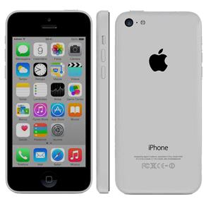 IPhone 5c Apple 8GB com Tela de 4”, IOS7, Câmera 8MP, Touch Screen, Wi-Fi, 3G/4G, GPS, MP3 e Bluetooth - Branco