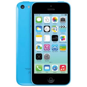 IPhone 5c Apple 32GB com Tela de 4”, IOS7, Câmera 8MP, Touch Screen, Wi-Fi, 3G/4G, GPS, MP3 e Bluetooth – Azul