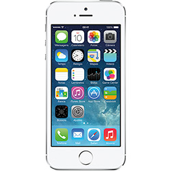 IPhone 5S 32GB Prateado Desbloqueado IOS 7 4G Wi-Fi Câmera 8MP - Apple