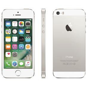 IPhone 5S Apple com 32GB, Tela 4”, IOS 8, Touch ID, Câmera 8MP, Wi-Fi, 3G/4G, GPS, MP3 e Bluetooth – Prateado