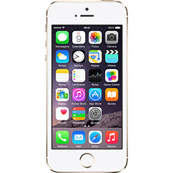 IPhone 5S 32GB Dourado Desbloqueado IOS 8 4G + Wi-Fi Câmera 8MP- Apple