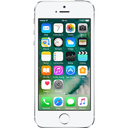 IPhone 5S 32GB Prata Tela 4" IOS 8 4G Câmera 8MP- Apple