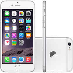 IPhone 6 16GB Prata IOS 8 4G Wi-Fi Câmera 8MP - Apple