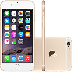 IPhone 6 64GB Dourado IOS 8 4G Wi-Fi Câmera 8MP - Apple