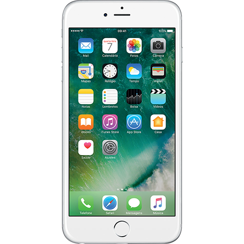 Tamanhos, Medidas e Dimensões do produto IPhone 6 64GB Prata Tela 4.7" IOS 8 4G Câmera 8MP - Apple
