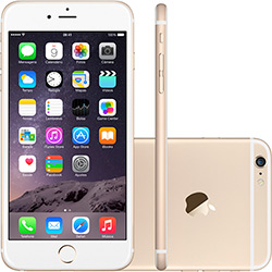 IPhone 6 Plus 64GB Dourado IOS 8 4G Wi-Fi Câmera 8MP - Apple