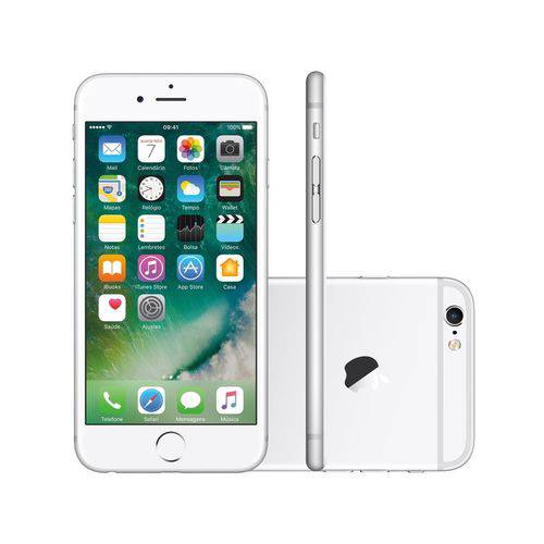 Iphone 6s 16GB Prata, Tela 4.7" Câmera 12MP, 4G Processador 1.8 GHz Dual Core - Apple