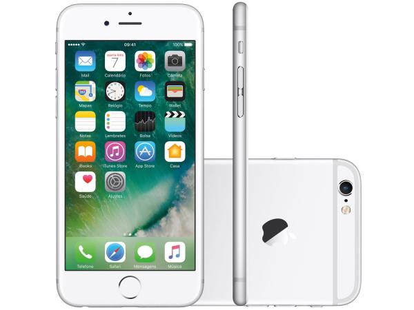 Tudo sobre 'IPhone 6s Apple 64GB Prata 4G Tela 4.7 Retina - Câm 12MP + Selfie 5MP IOS 10 Proc Chip A9 3D Touch'