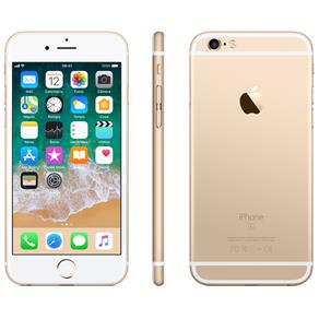 IPhone 6s Apple com 128GB, Tela 4,7” HD com 3D Touch, IOS 11, Sensor Touch ID, Câmera ISight 12MP, Wi-Fi, 4G, GPS, Bluetooth e NFC - Dourado