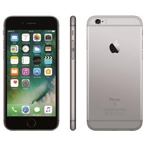 IPhone 6s Apple com Tela 4,7” HD com 64GB, 3D Touch, IOS 9, Sensor Touch ID, Câmera ISight 12MP, Wi-Fi, 4G, GPS, Bluetooth e NFC - Cinza Espacial