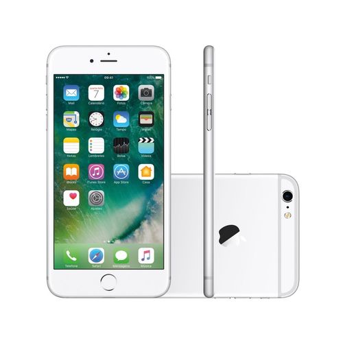 IPhone 6s Plus 64GB Prata, Tela 5,5” com 3D Touch, Touch ID, Câmera ISight 12M - Appl