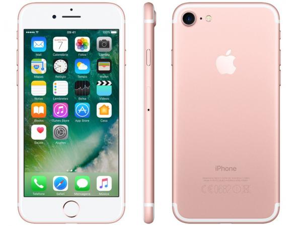 IPhone 6s Plus Apple 16GB Ouro Rosa 4G Tela 5.5” - Retina Câm. 12MP + Selfie 5MP IOS 10 Proc. Chip A9