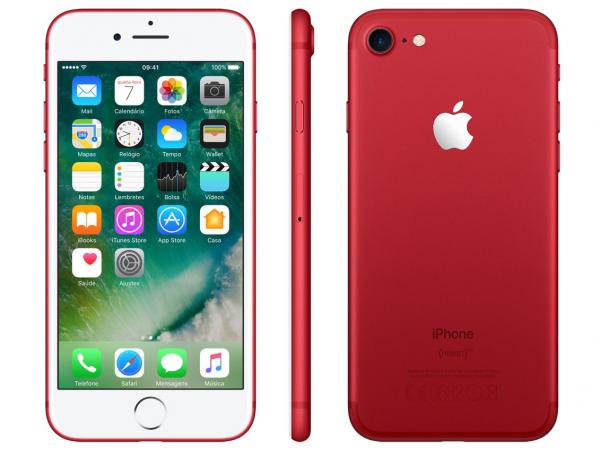IPhone 7 Red Special Edition Apple 256GB - 4G 4.7” Câm. 12MP + Selfie 7MP IOS 10