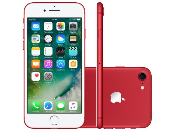 Tudo sobre 'IPhone 7 Red Special Edition Apple 256GB - 4G 4.7” Câm. 12MP + Selfie 7MP IOS 10'