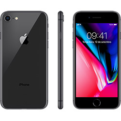 Tamanhos, Medidas e Dimensões do produto IPhone 8 Cinza Espacial 256GB Tela 4.7" IOS 11 4G Wi-Fi Câmera 12MP - Apple