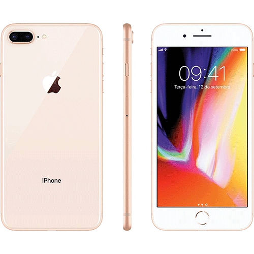Celular Apple Iphone 8 Plus 256gb Dourado Importado