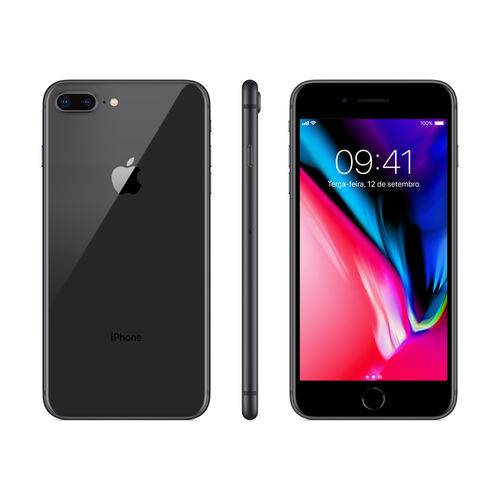 IPhone 8 Plus Cinza Espacial 64GB Tela 5.5" IOS 11 4G Wi-Fi Câmera 12MP - Apple