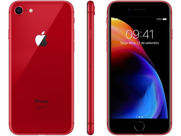 Tudo sobre 'IPhone 8 Product (RED) Special Edition Apple 64GB - Vermelho 4G 4.7” Retina Câmera 12MP + Selfie 7MP'