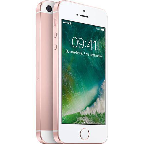 Tudo sobre 'Iphone se 16GB Rosê Gold IOS 4G/Wi-Fi 12MP - Apple'