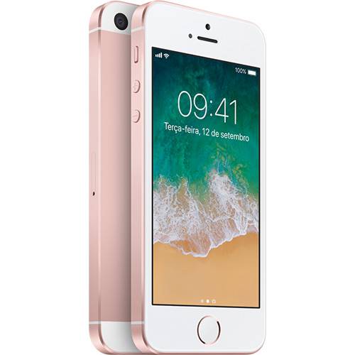 IPhone SE 32GB Ouro Rosa IOS 4G Câmera 12MP - Apple